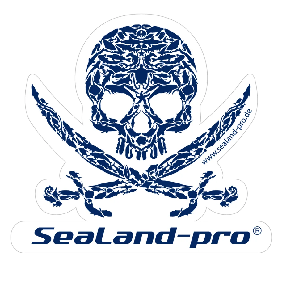 SeaLand-pro Aufkleber totenkopf-Logo-SLp