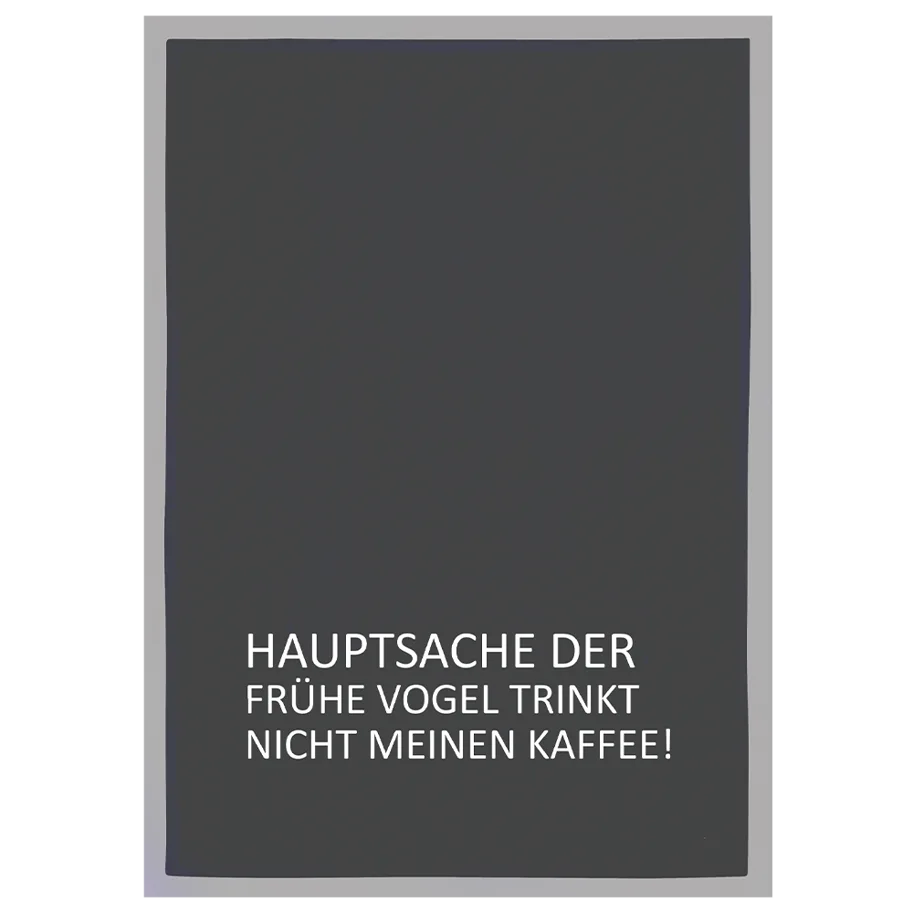 SeaLand-pro Geschirrtuch Der frühe Vogel