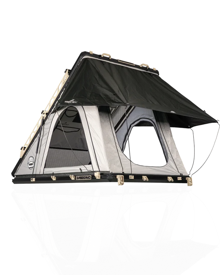 Feldon Shelter HAWK'S NEST V2 Hartschalen-Dachzelt Schmal–PRO Grau