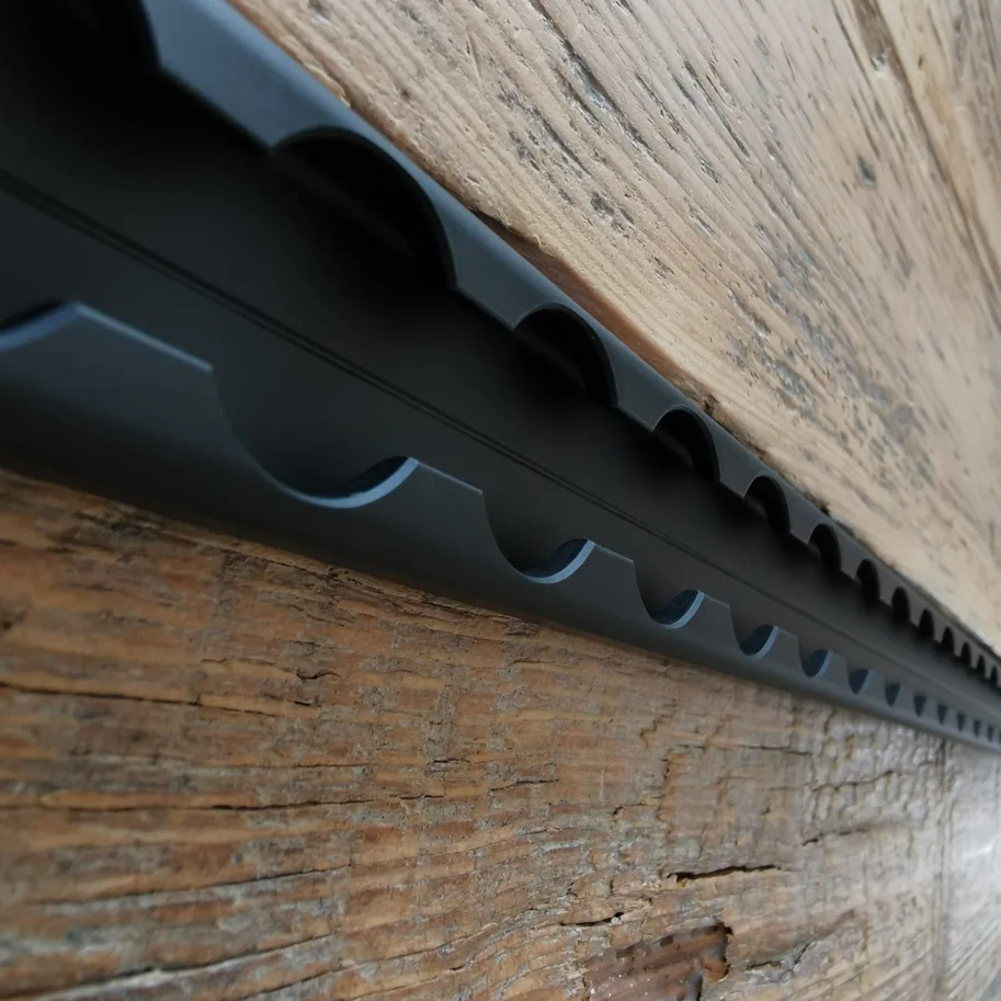 SeaLand-pro Airlineschiene Slim 1000 m mit schwarz-eloxiert