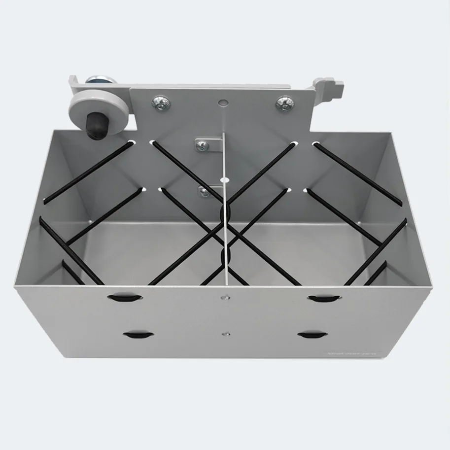 SeaLand-pro Box-Trennwand. silber