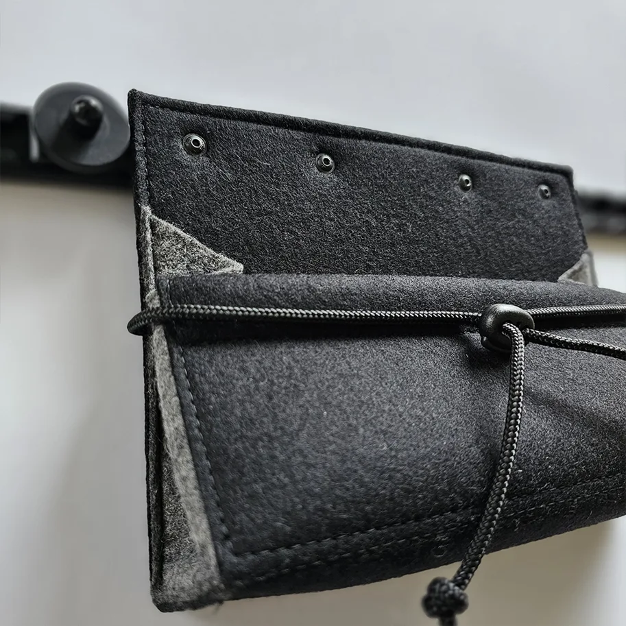SeaLand-pro Wollfilz Tasche mit schwarz-grau